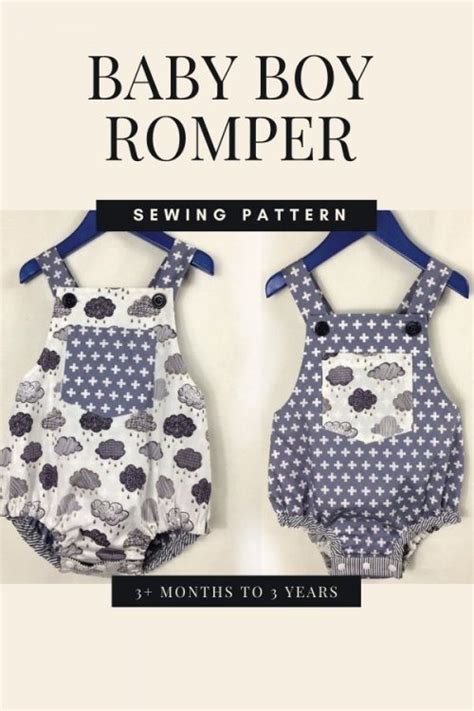 baby boy romper pattern free.